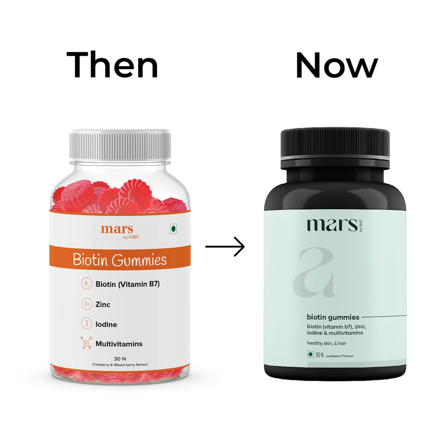 Mars by GHC's Grey to Black Biotin Gummies