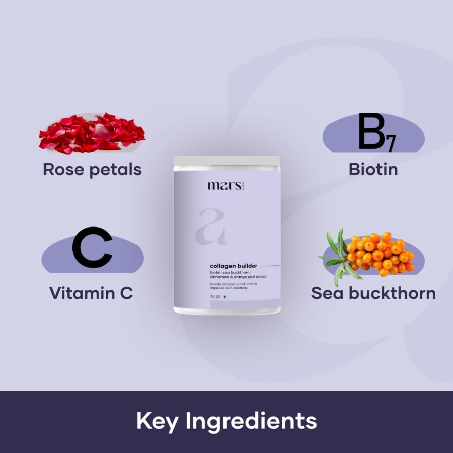 Rose petals, biotin, Vitamin C,