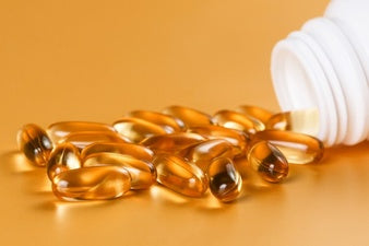 Vitamin E capsules 