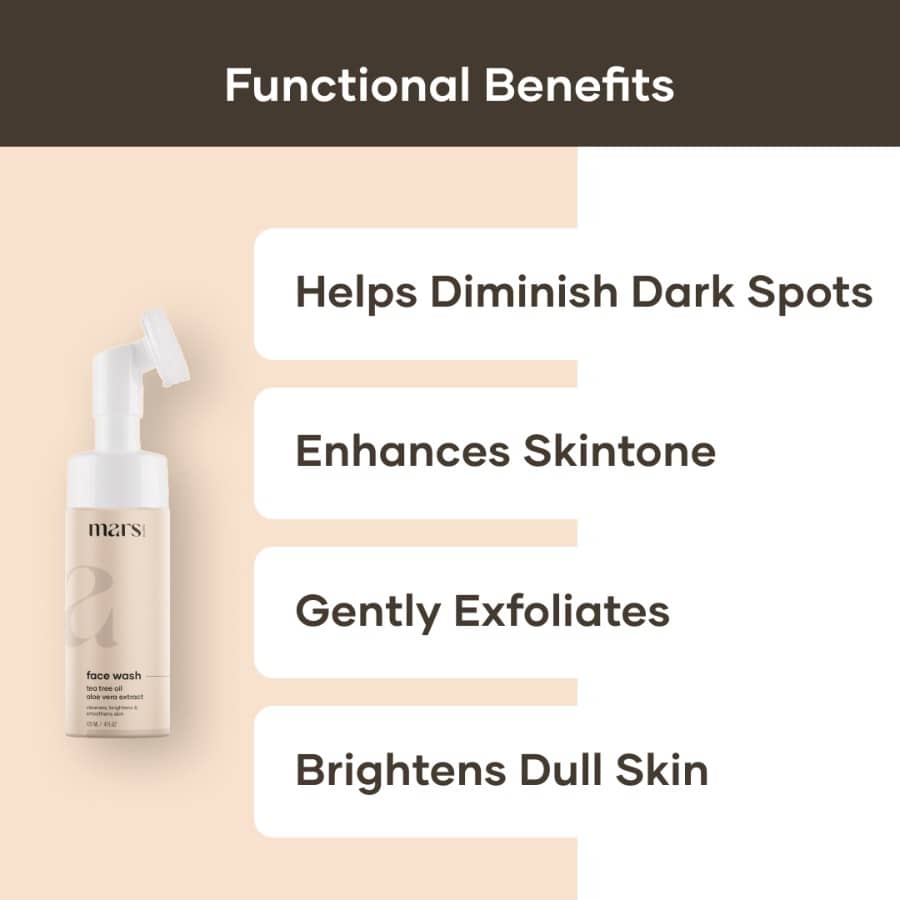 Foaming Face Wash with Exfoliating Brush (120 ml)