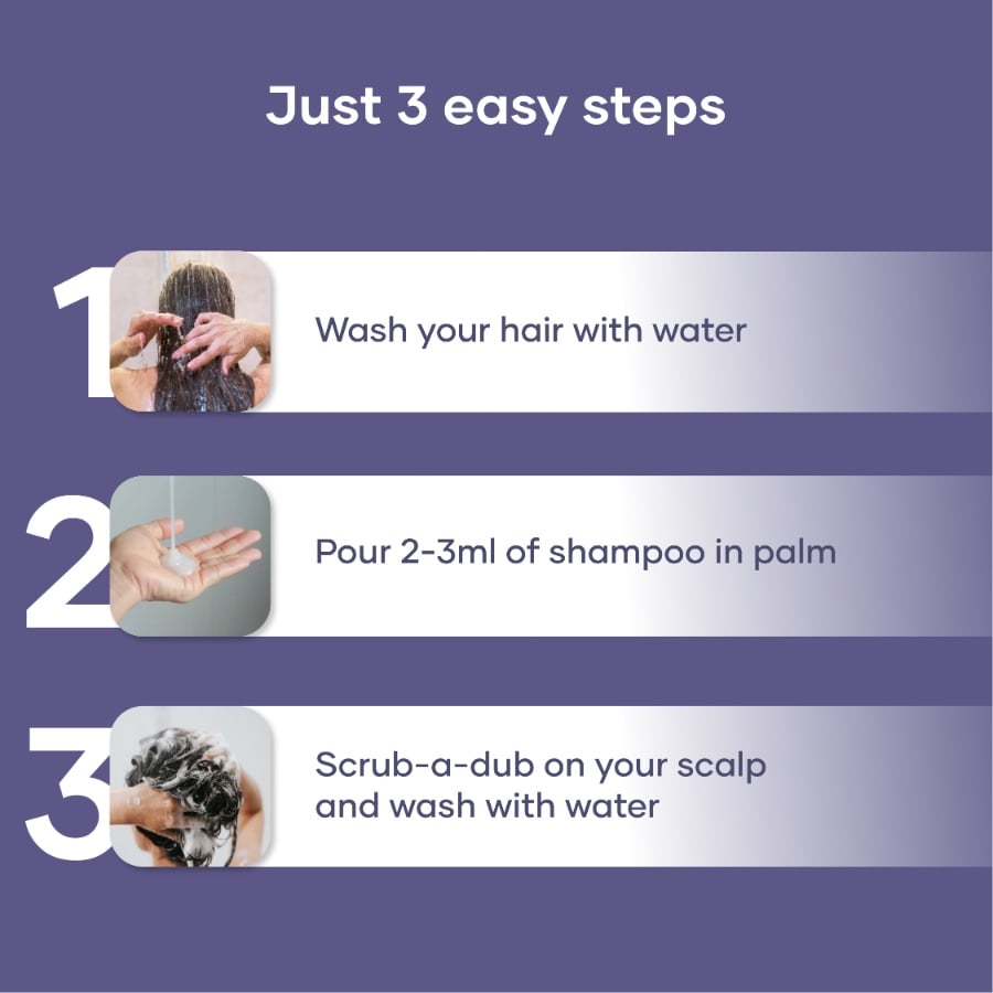 Anti Hairfall Shampoo for Women with Caffeine & Aloevera